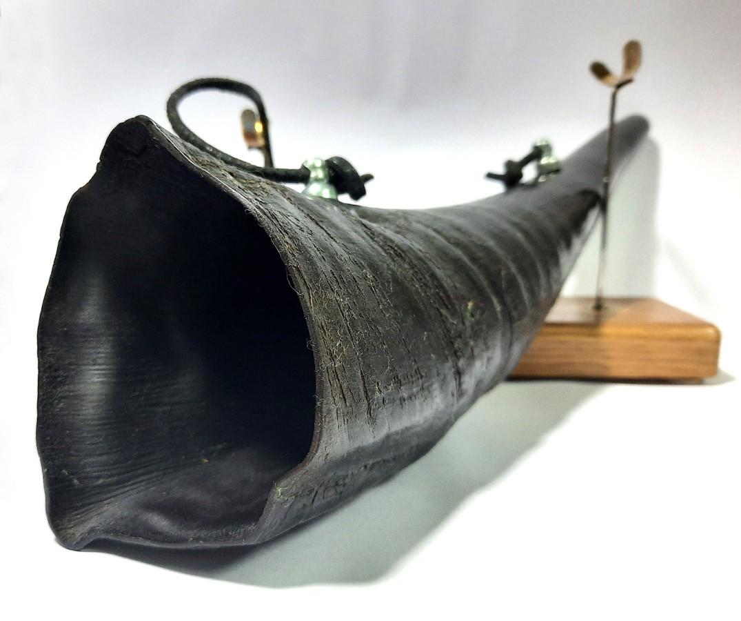 Vintage Tibetan Yak Horn Trumpet, Hobbies