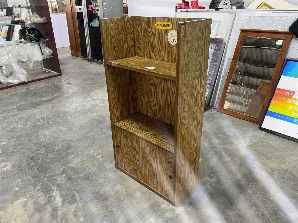 Wooden 2Tier Bookcase Hazel Colour / Rak Buku Kayu 2 Tingkat Warna