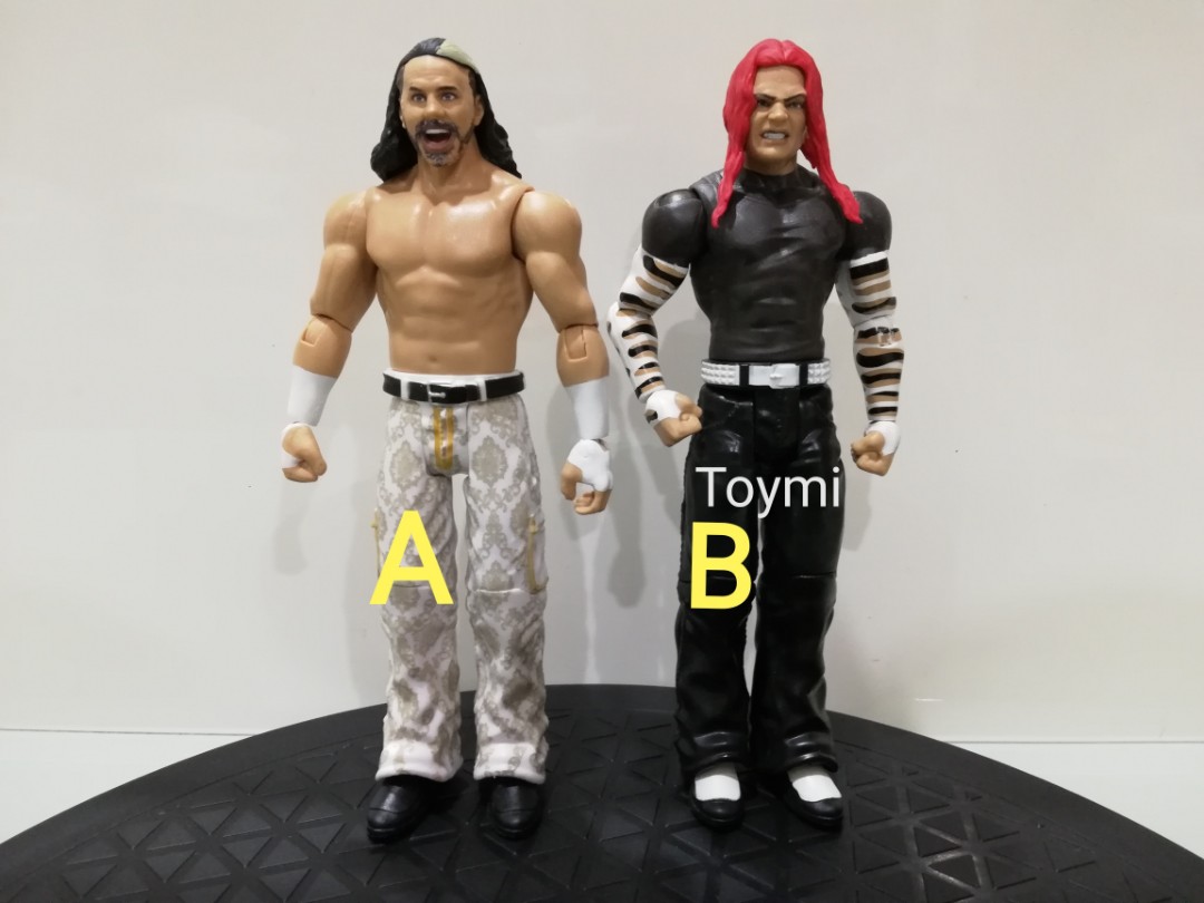 Figurine Jakks Matt Jeff Hardy Wrestling action Figure catch wwe
