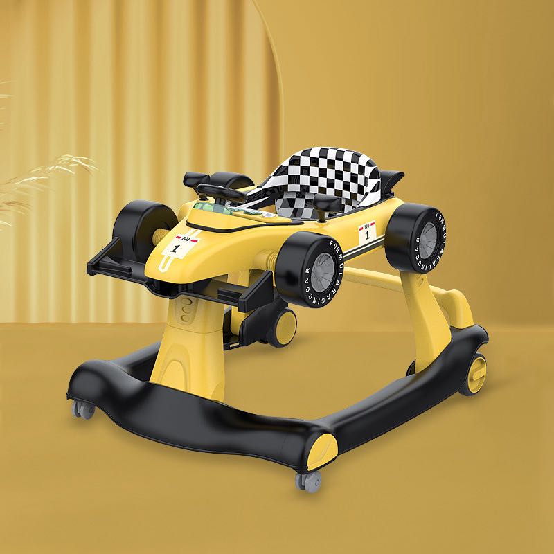 Yellow car baby walker new arrivals
