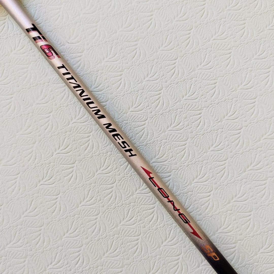 Yonex YY Ti6 Ti-6 Titanium Mesh Long Badminton Racquet Racket 3UG5