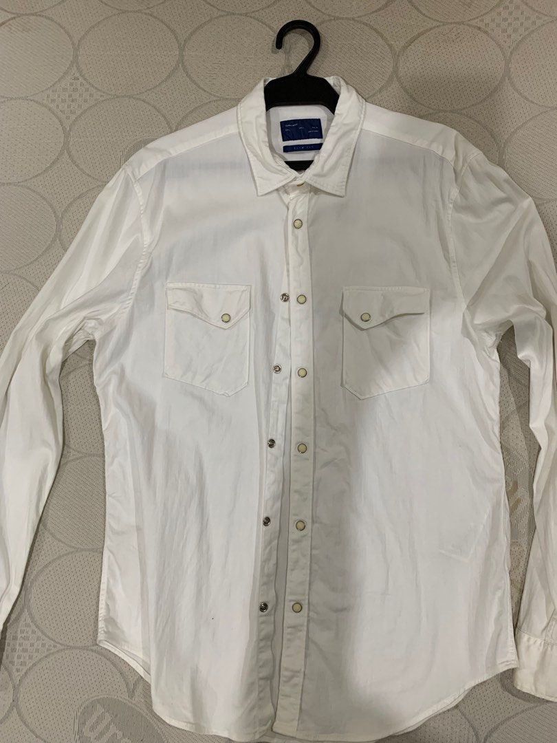 Zara Men Long Sleeve shirt, Men's Fashion, Tops & Sets, Formal Shirts