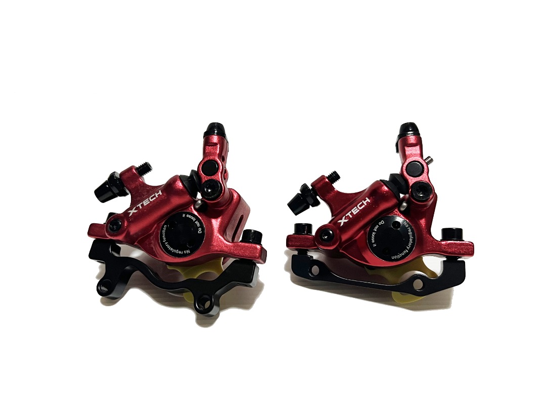 NYK Zoom HB-100 Hydraulische Schijfremklauwen Fiets - Voor & Achter Set Zwart