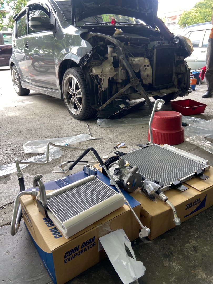 1 set aircond myvi, Auto Accessories on Carousell