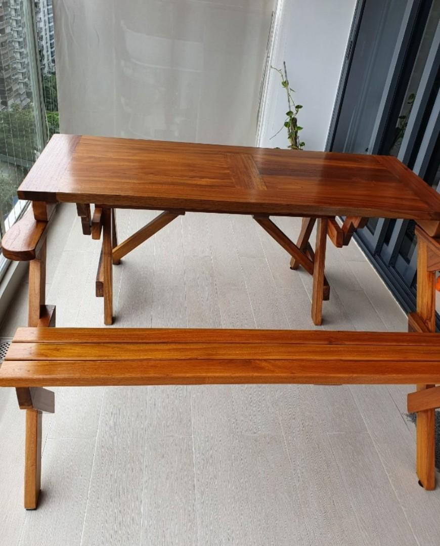 3 in 1 bench., Furniture & Home Living, Furniture, Other Home Furniture ...