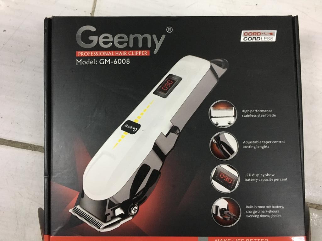 💯 GEEMY HAIR TRIMMER, Beauty & Personal Care, Men's Grooming on Carousell