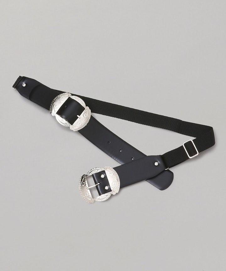 TOGA PULLA (W)DOUBLE BUCKLE BELT