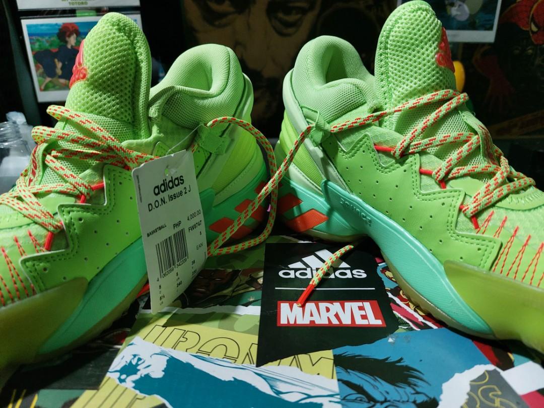 ADIDAS D.O.N issue 2 J MARVEL SPIDERMAN Basketball shoes UK 5 Men s US 5 6 EU size 38