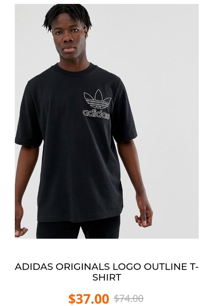 Adidas outline tee new arrivals