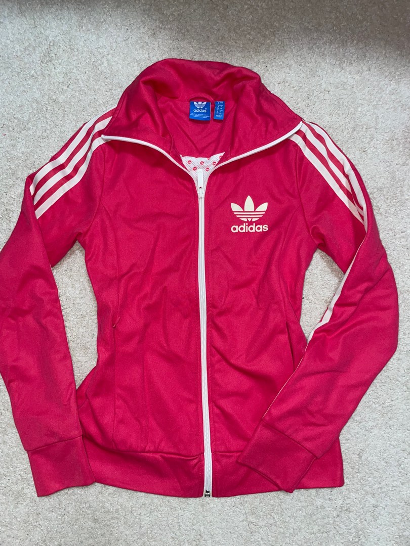 Adidas tracksuit jacket, Women's Fashion, Tops, Longsleeves on Carousell