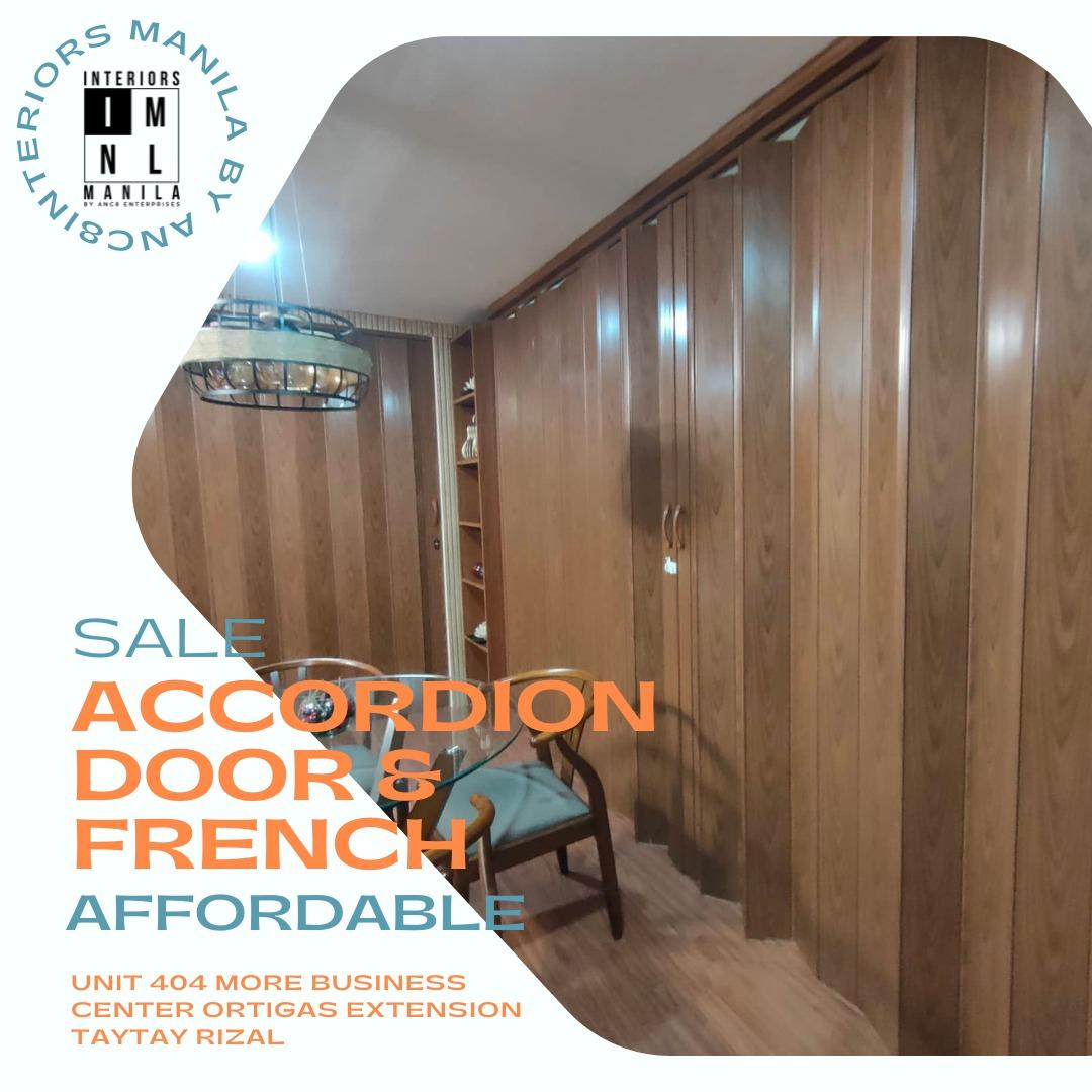 Affordable High Quality Accordion folding door / French door, Furniture