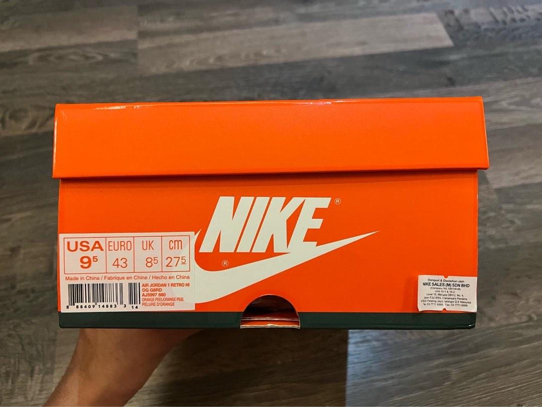 Jordan 1 outlet g8rd orange peel