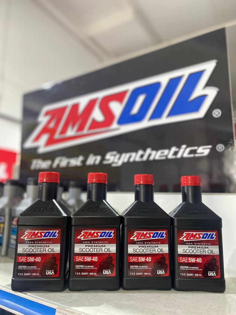 AMSOIL NEWEST PREMIUM SCOOTER OIL 100% SYNTHETIC, Motorcycles ...