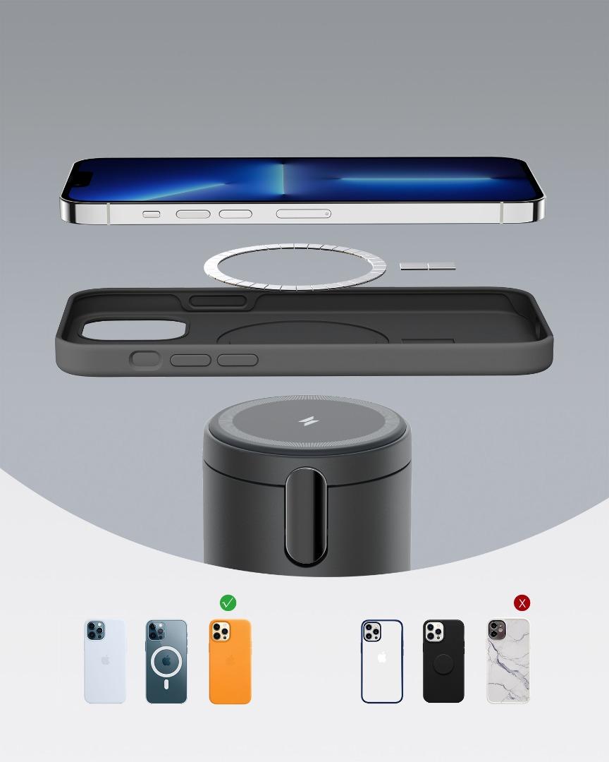 Anker Wireless Charger, 623 MagGo 2in1 Wireless Charging