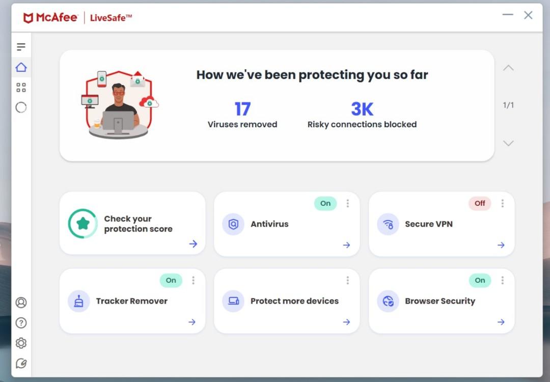 Antivirus Mcafee Livesafe, Computers & Tech, Office ...