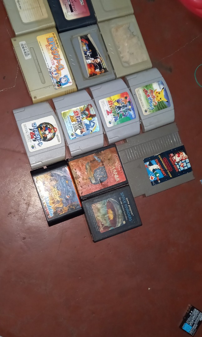 Assorted Game Cartridges, Video Gaming, Video Games, Others on Carousell