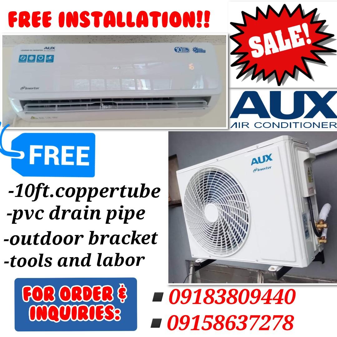 Aux F Series Inverter Split Type Aircon Tv And Home Appliances Air Conditioning And Heating On 1052