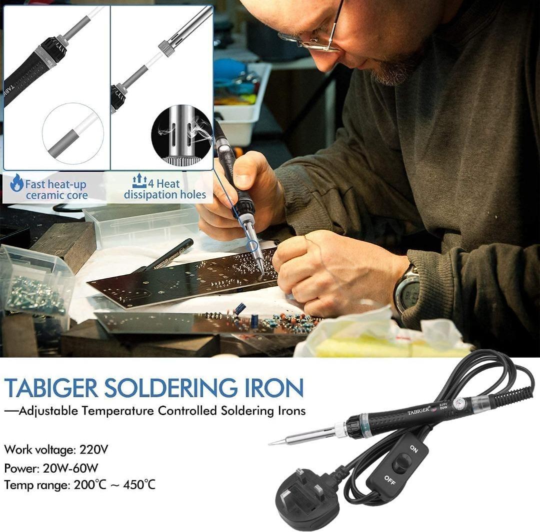 Tabiger soldering iron 2025 kit 60w