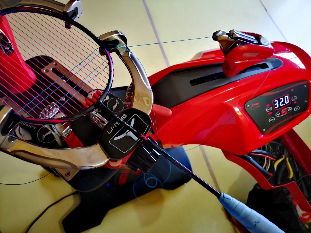 Badminton Racket stringing (Category: Racket & Ball Sports) located in Singapore. Submitted by cj1708 (Listing ID 1041592709, Image 1). Description: Badminton Stringing conveniently located next to Hougang sports hall. $15 onwards. $15 ownstring. 4 knots and no preweave. Haribito available upon request. Jp strings available. Rackets will be strung on Lining E5000. https://youtu.be/EiPS5hBpeY0 Bg 65 Bg 65 ti Bg 66 ulitimax Bg 66 force Bg 68 ti Bg 