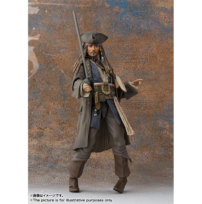 Bandai S.H.Figuarts Captain Jack Sparrow Action Figure Toy, Hobbies