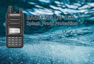 BaoFeng UV-15 R  High powered 10W UV-15R High Grade  Dual Band Portable Two Way Radio Walkie Talkie with Type C charging. Upgrade over UV S9 5r