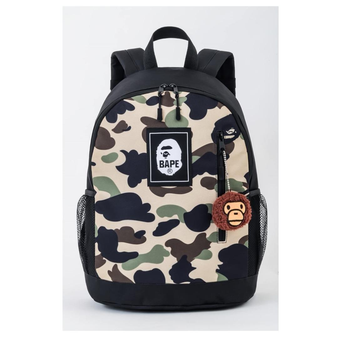 BAPE KIDS 2022 SPRING SUMMER COLLECTION CAMO BACKPACK READY