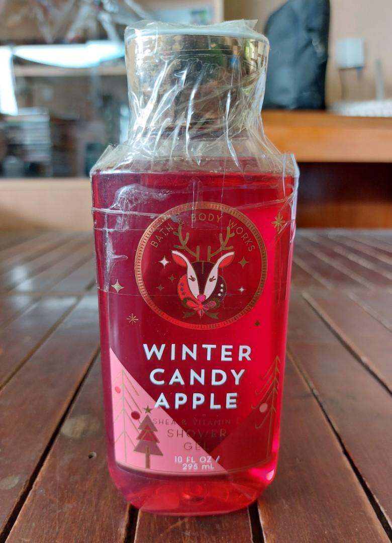 Bath & Body Works Shower Gel (Category: Bath) located in Quezon City. Submitted by yingthrift.ph (Listing ID 1180979099, Image 1). Description: Bath & Body Works Shower Gel - Authentic/original, never been opened or used - Purchased from overseas (Canada) - Winter Candy Apple variant - 295 ml / 10 Fl. Oz - Actual photo of item posted - Stated price is the LAST PRICE..