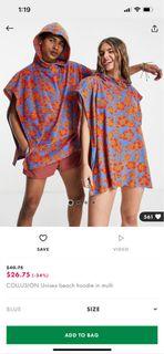 beach cover up/ towel