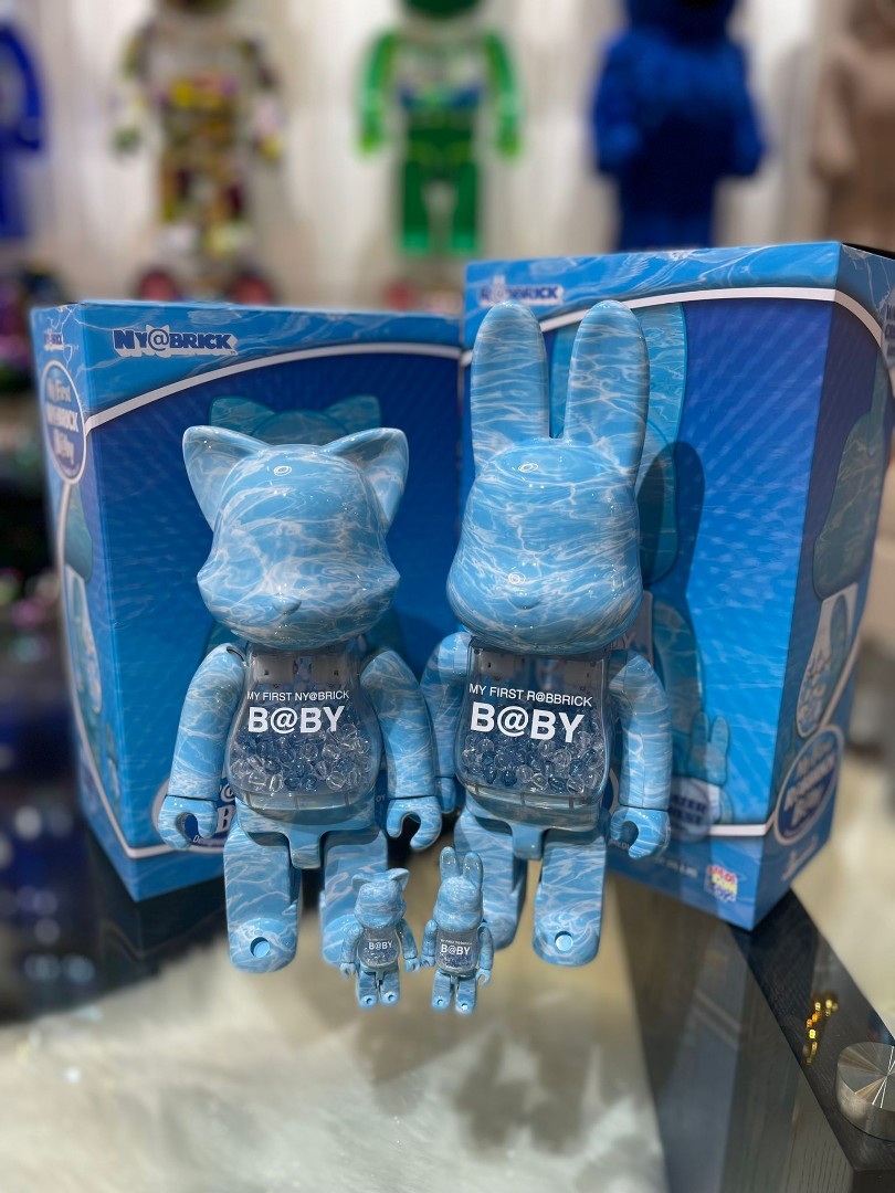 BE@RBRICK MY FIRST WATER CREST NY@BRICK 100% + 400% SET, 興趣及