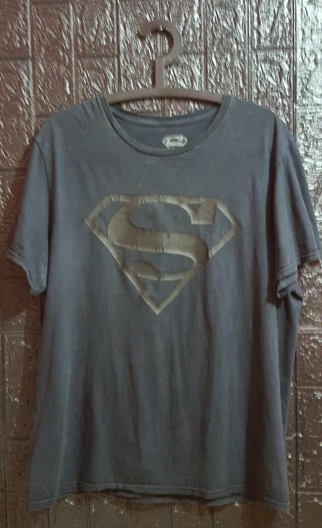 Black Superman tshirt, Men's Fashion, Tops & Sets, Tshirts & Polo