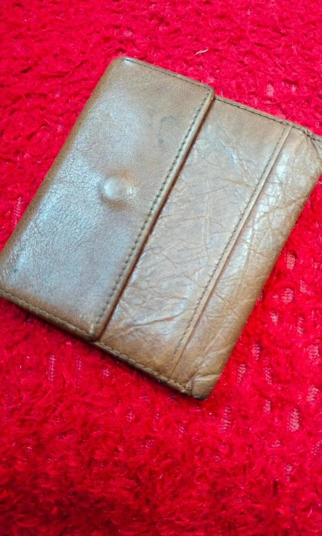 BLUE MOUNT ita giano genuine leather bifold wallet for men, Women's ...