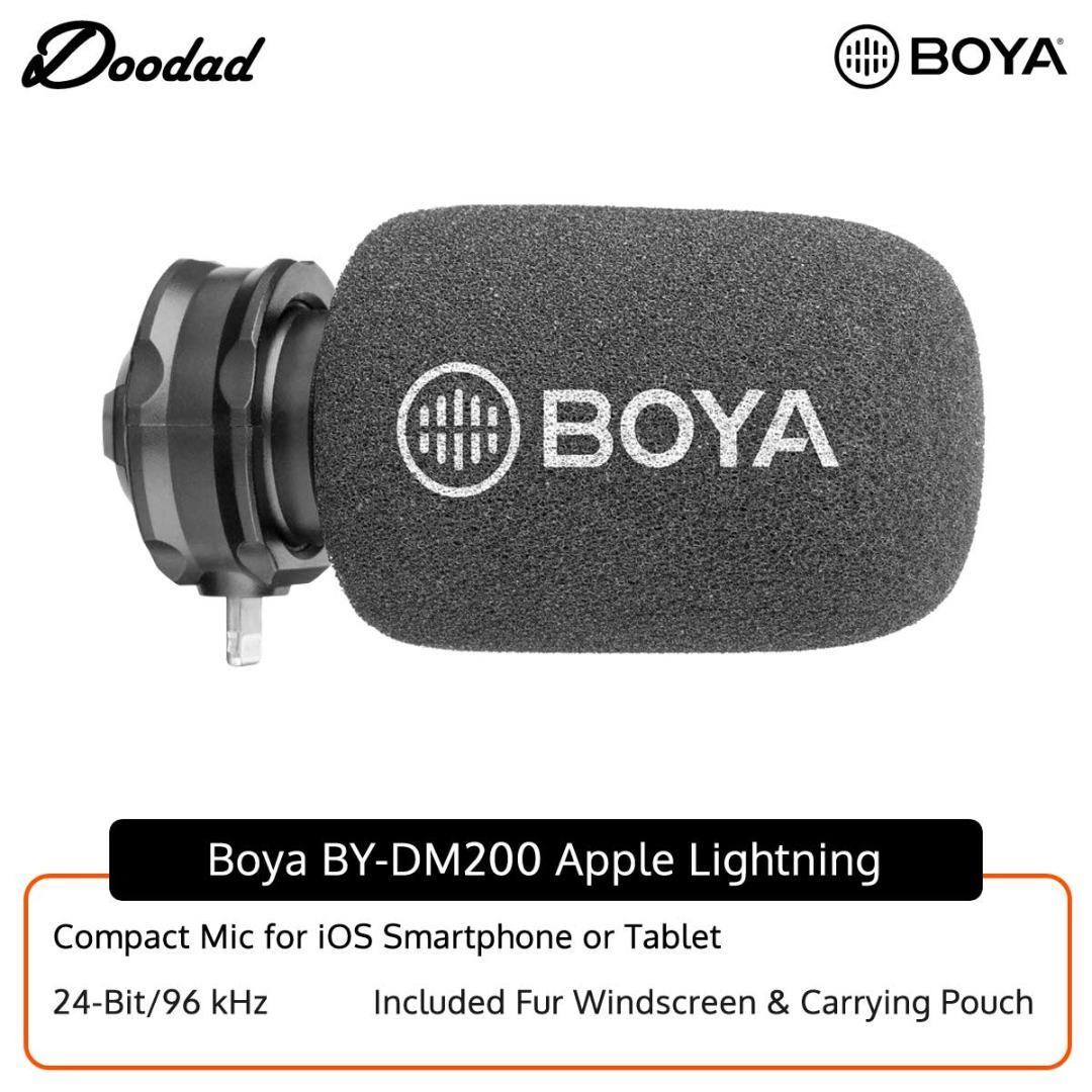 BOYA BY-DM200 Digital Stereo Condenser Shotgun Microphone With ...
