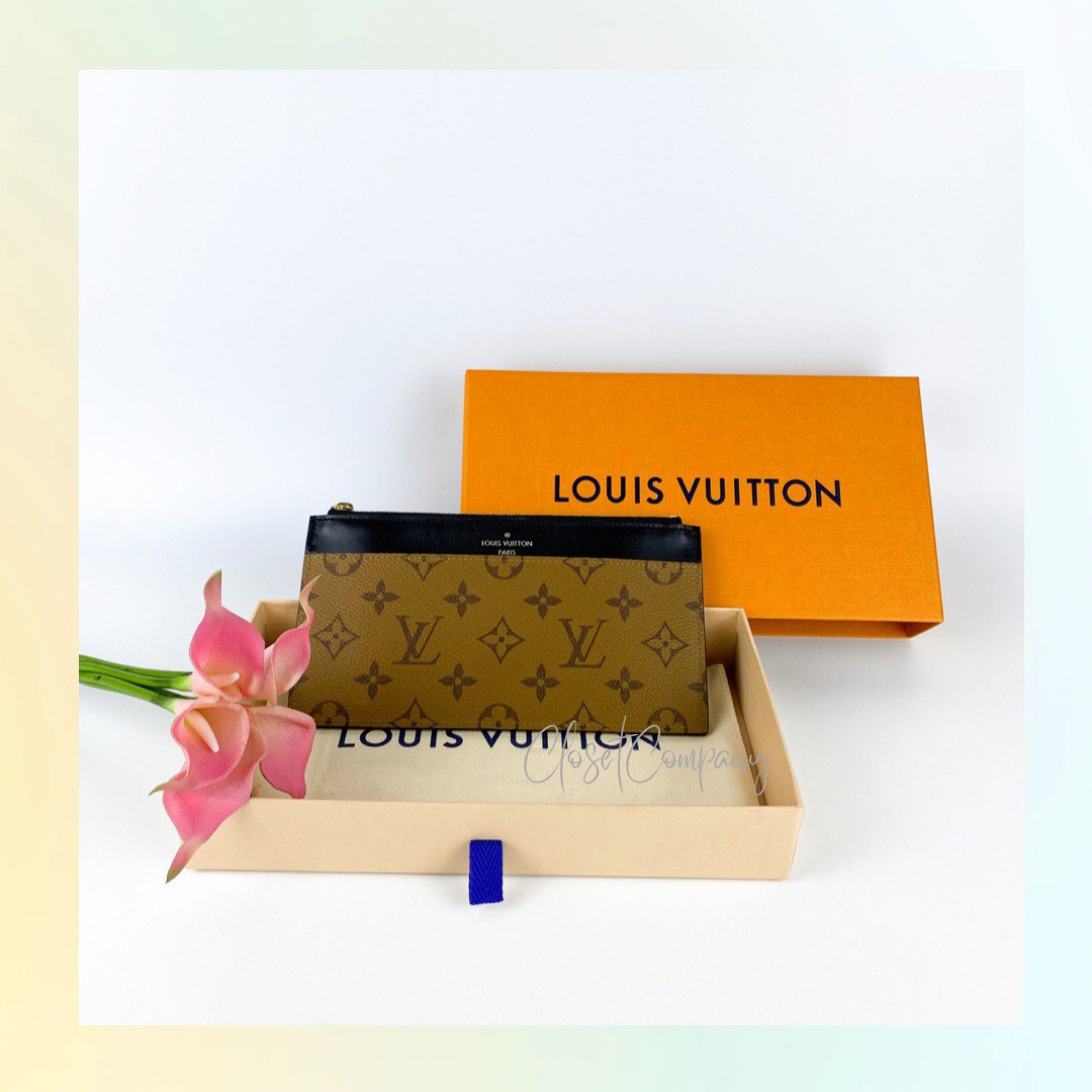 Louis Vuitton Unboxing: Reverse Monogram Slim Purse, First