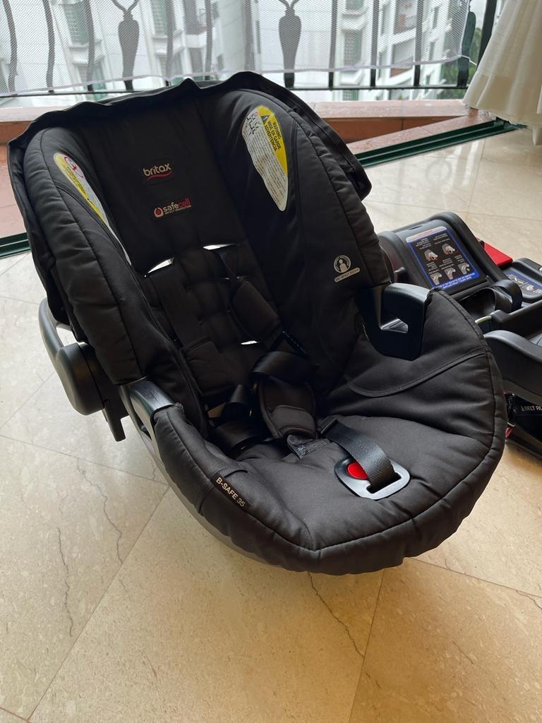 Britax car seat b safe 35 manual sale
