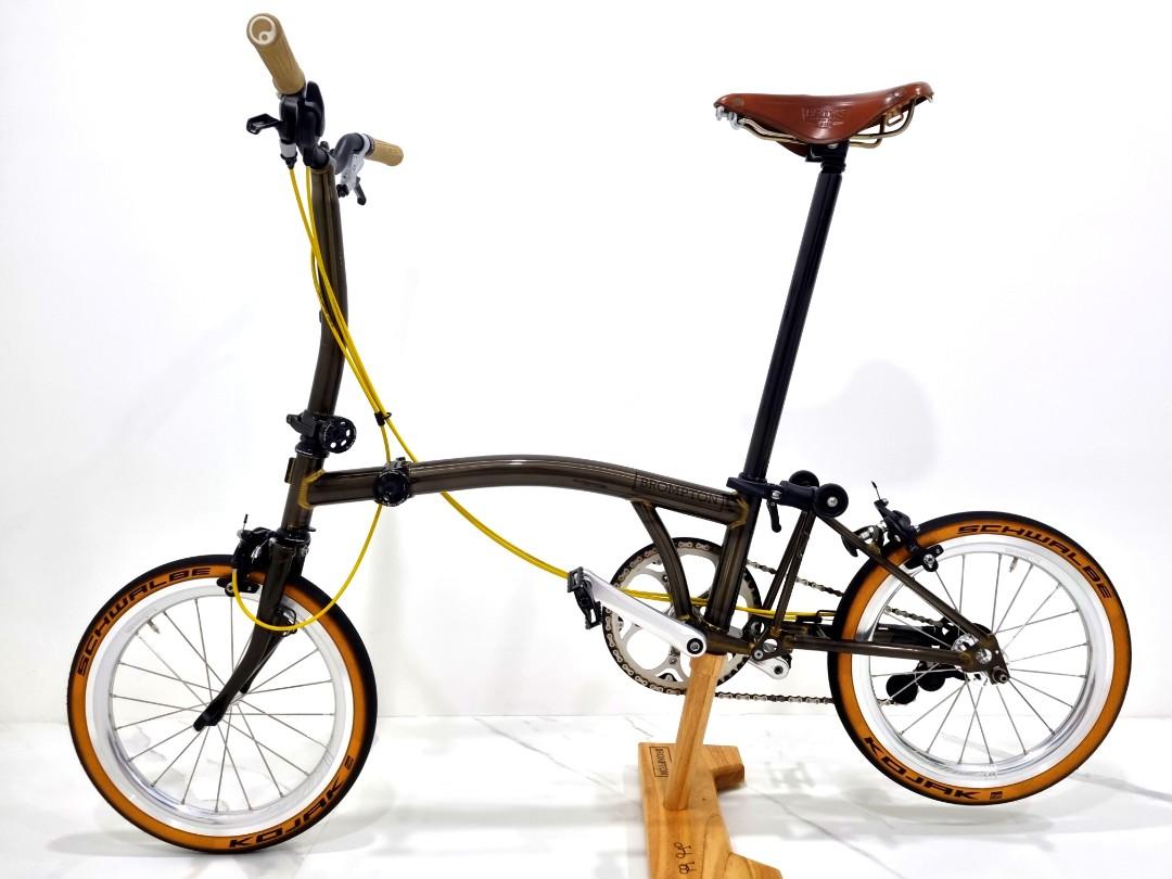 Brompton S2E Black Lacquer Hubsmith Bumbee