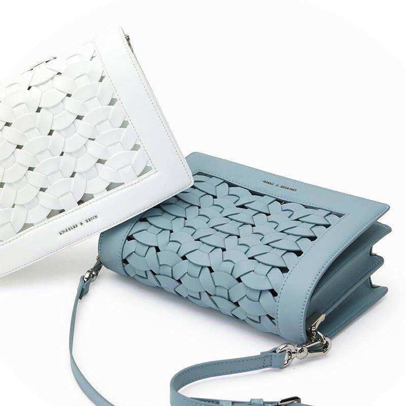 Charles and Keith Woven Flip Shoulder Bag Women s Fashion Bags Wallets Shoulder Bags on Carousell