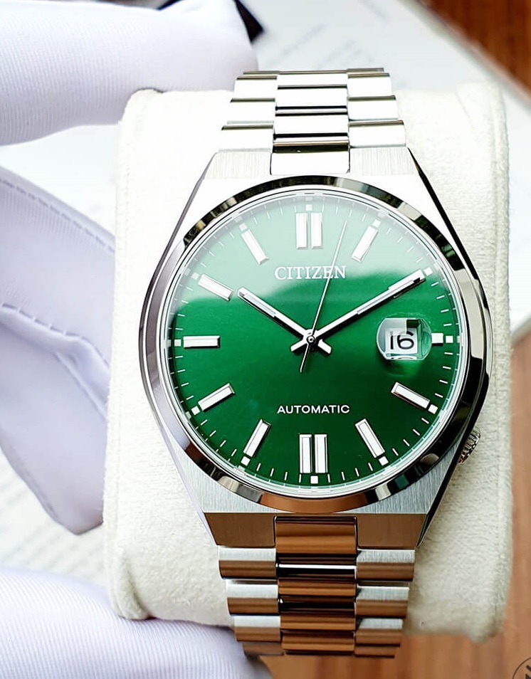Citizen watch green clearance face