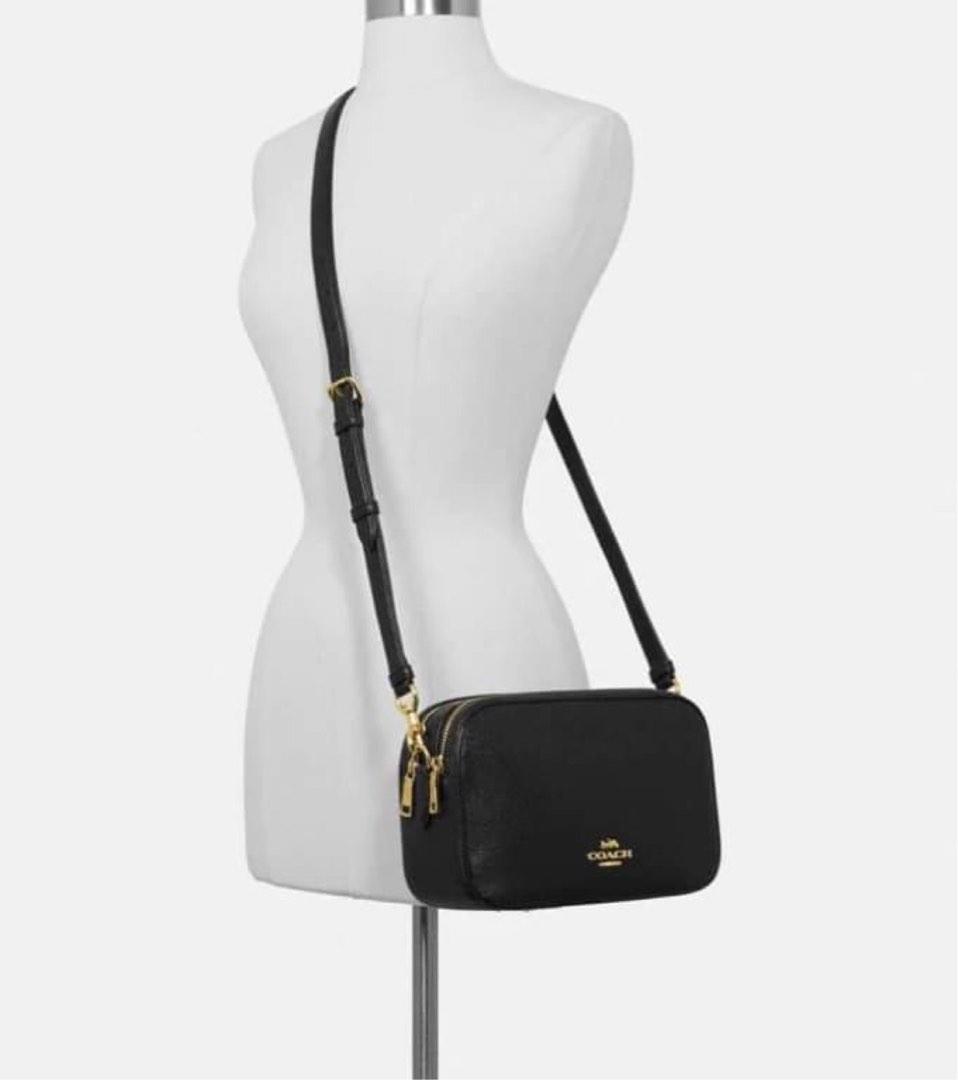 Coach Jes Crossbody Double Zip Camera Bag, Women's Fashion, Bags