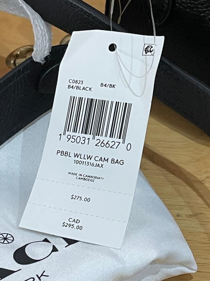 Coach Willow Camera Bag Black, Women's Fashion, Bags & Wallets, Cross