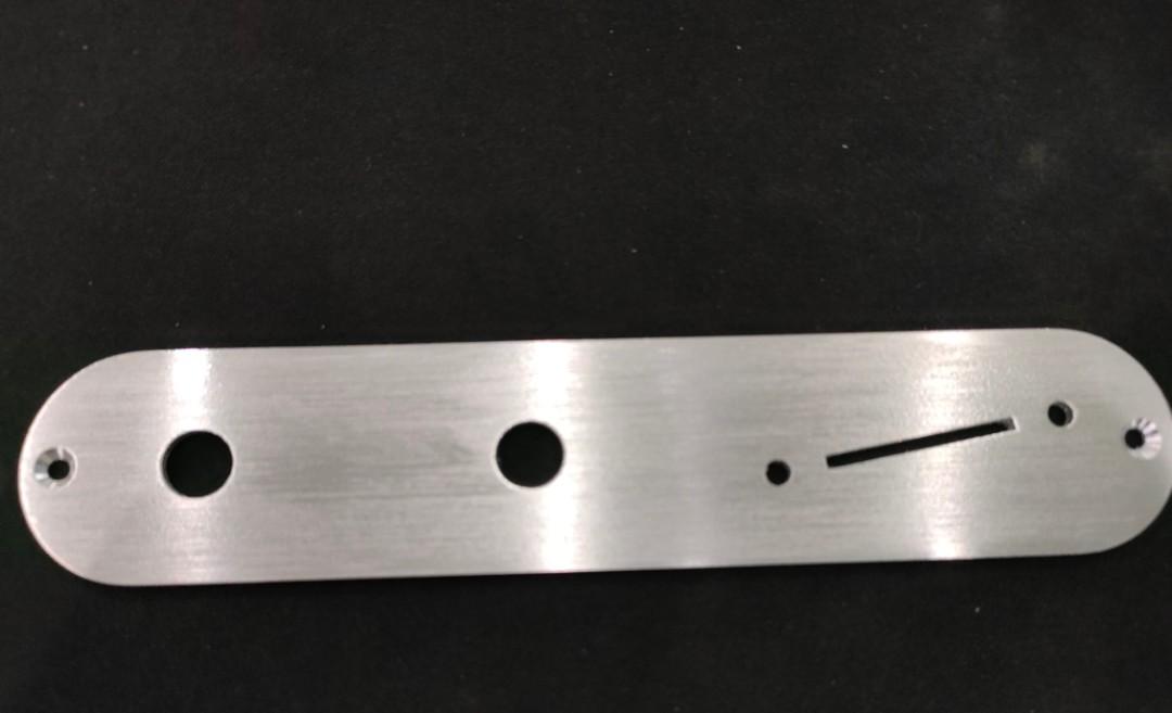 Custom Control Plate for Telecaster with Angled Slot Hobbies