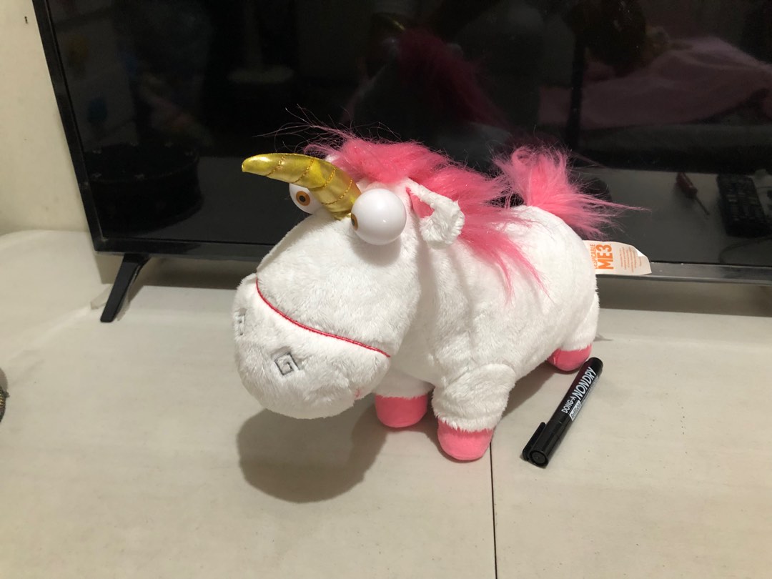 Despicable Me 3 Fluffy Unicorn Plush