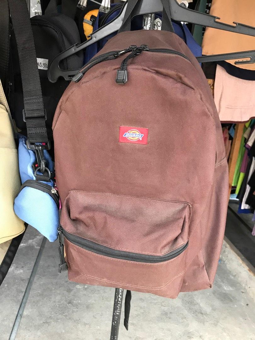 Dickies choco brown backpack, Men's Fashion, Bags, Backpacks on Carousell