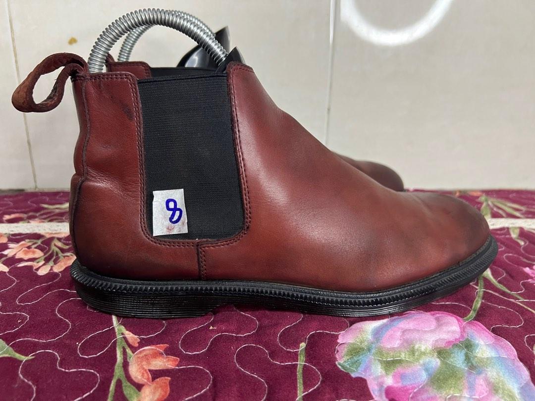 Dr Martens Chelsea boot Red Cherry 8uk, Men's Fashion, Footwear, Boots