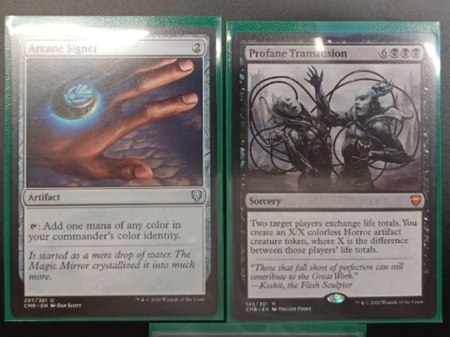 MTG EDH Singles; Voice of resurgence, Second Harvest, Rings of