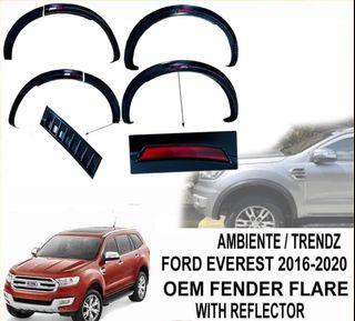 ELECTROVOX Ford Everest 2016 to 2022 AMBIENTE/TRENDZ OEM Fender Flare SLIM TYPE WITH REFLECTOR