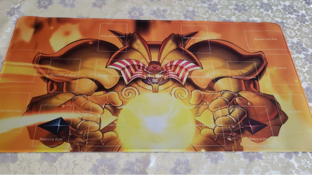 Exodia Play Mat Yu Gi Oh, Hobbies & Toys, Toys & Games on Carousell