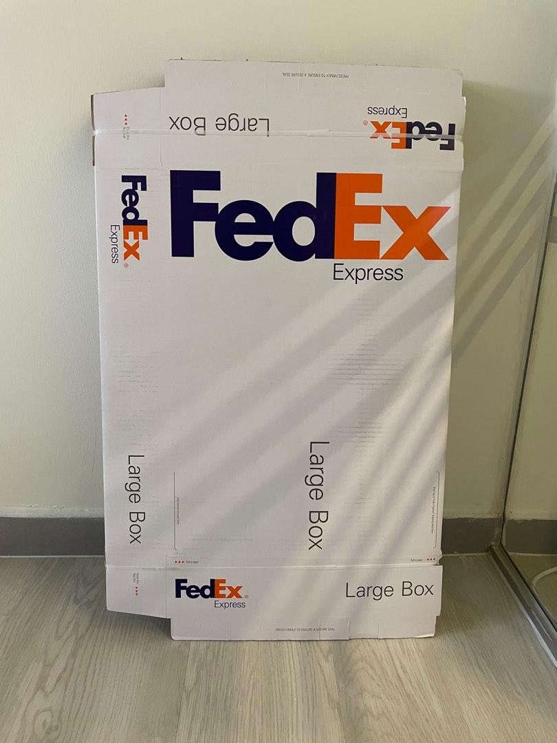 Large hot sale fedex box