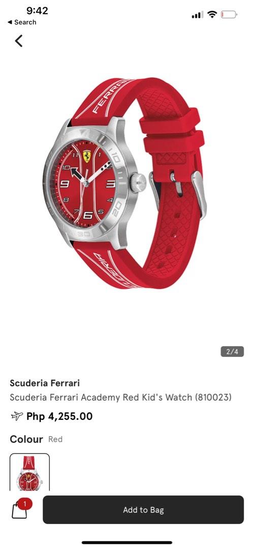 Kids ferrari watch shop