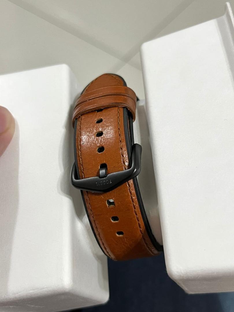 Free shipping Fossil Hybrid Smartwatch HR Collider Tan Leather and