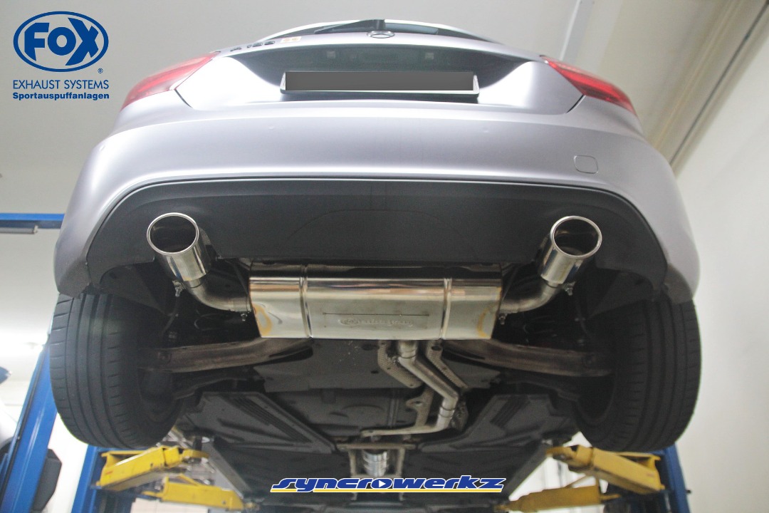 FOX Cat Back Exhaust System for Mercedes W176 A180 A200 Stainless